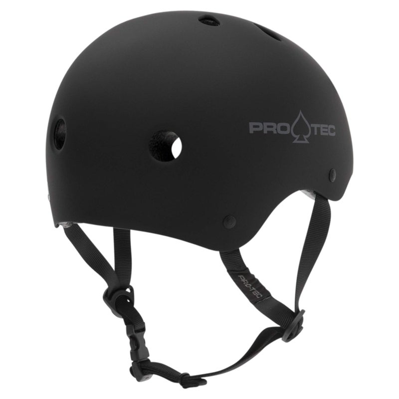 Pro-Tec Classic Safety Certified Skate and Bike Helmet, Large, Matte Black - Image 3